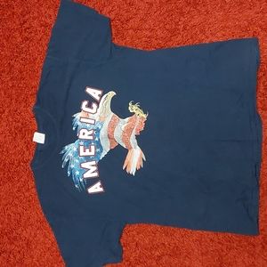 Patriotic America Shirt with Eagle